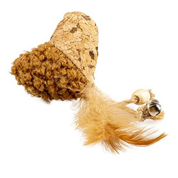 Produktbild von DUVO+ Tierkuscheltier Katzenspielzeug Herz mit Federn und Glocken