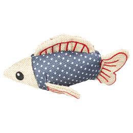 DUVO+ Tierkuscheltier Katzenspielzeug Retro Hai blau – Bild 1 von 2