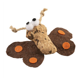Produktbild von DUVO+ Tierkuscheltier Katzenspielzeug Schmetterling braun