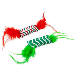 Produktbild von DUVO+ Tierkuscheltier Katzenspielzeug Xmas Silky Federn