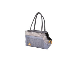 Produktbild von DUVO+ Tiertransporttasche Handtasche Paris Chic grau für Katzen - 0,59 kg
