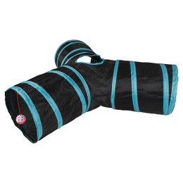 Produktbild von DUVO+ Tiertunnel Spieltunnel Labyrinth blau/schwarz