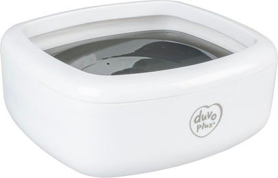 Duvo+ Trinknapf Anti-Verschütten quadratisch weiß/grau - 1500 ml – Bild 1 von 5