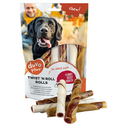 Produktbild von Duvo+ Twist n roll Snack Rolls Rind - 5 x 12,5 cm
