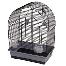 Produktbild von DUVO+ Vogelkäfig Lusi 1 grau/schwarz