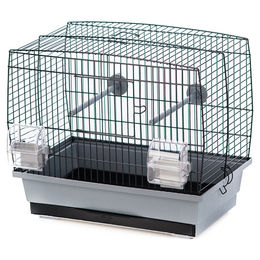 DUVO+ Vogelkäfig Natalia 1 grau/schwarz – Bild 1 von 3