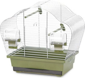 Produktbild von DUVO+ Vogelkäfig Natural Beta Mini olivgrün/zinc