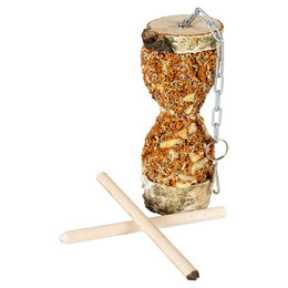 Produktbild von Duvo+ Vogelsnack Birkenstamm Früchte & Samen - 220 g
