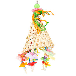 Produktbild von Duvo+ Vogelspielzeug Forage Bambuskegel & Mineralsterne