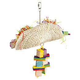 Produktbild von Duvo+ Vogelspielzeug Groovy Taco mit Holzblöcken Mais