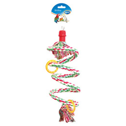 Produktbild von Duvo+ Vogelspielzeug Spirale aus Baumwolle