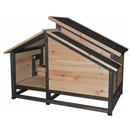 Produktbild von Duvo+ Woodland Design Hundehütte Barking Bungalow