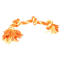 Produktbild von Duvo+ Zahnpflegeseil aus Sweaterstoff mit 4 Knoten