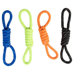 Produktbild von DUVO+ Zerrspielzeug Hundespielzeug Scooby Seil mit 2 Schleifen bunt