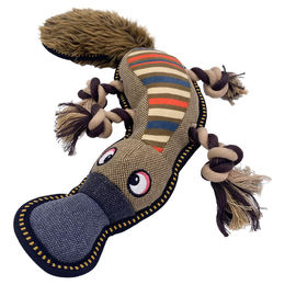 Produktbild von duvoplus Canvas Schnabeltier Hundespielzeug