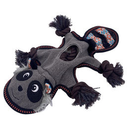 Produktbild von Duvoplus Canvas Waschbär Hundespielzeug Grau - 1 Stk.