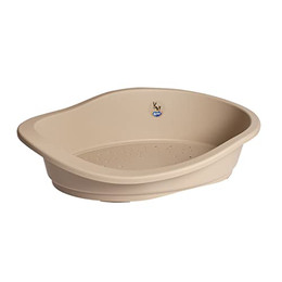 Produktbild von Duvoplus Ergonomischer Hundekorb aus Kunststoff Mocaccino