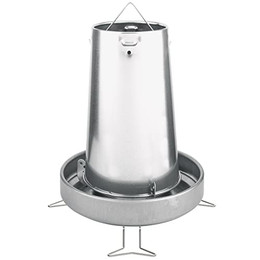 Produktbild von Duvoplus galvanisierter Hühnerfutternapf mit Füßen - 10 kg