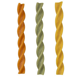 Produktbild von Duvoplus Garden Bites Fruity Dental Swirls 13 cm vegetarische Hundesnacks