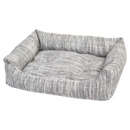 duvoplus Hundebett rechteckig 110x85x22 cm Grau – Bild 1 von 2