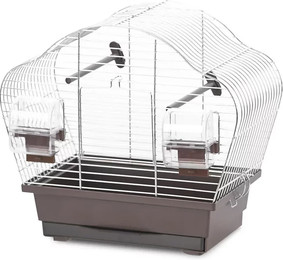 Produktbild von duvoplus Natural Beta Mini Vogelkäfig Braun/Zink