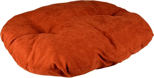 Produktbild von duvoplus Ovales Kissen aus Velours Kupfer Größe L