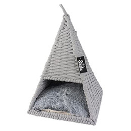 Produktbild von duvoplus Oyster Tipi aus Baumwollseil für Katzen