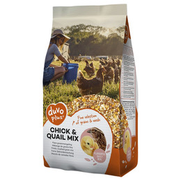 Produktbild von duvoplus Poussin & Caille Mix Hühnerfutter - 5 kg