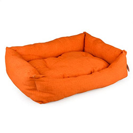 Produktbild von Duvoplus Rechteckiges Hundebett Samt Tangerine