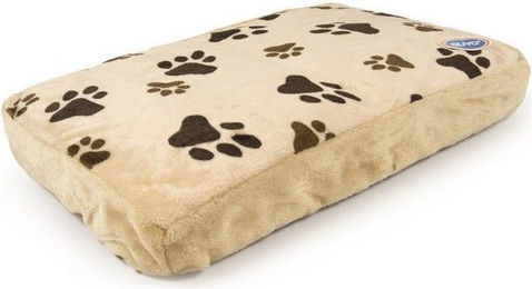 Produktbild von Duvoplus Rechteckiges Kissen mit Pfotenabdruck 60x35x10 cm Beige