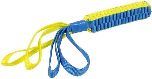 Produktbild von Duvoplus Supa Nylon Tug Stick S 30x3 cm blau/gelb