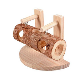 Produktbild von duvoplus Tunnel Versteckhaube aus Holz für Nagetiere
