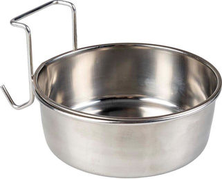 Duvoplus Vogelfutternapf Edelstahl + Haken - XS – Bild 1 von 4