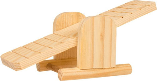 duvoplus Wippe aus Holz für Nagetiere – Bild 1 von 2