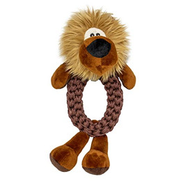 Produktbild von duvoplus Zoo Friends Lola Lion Ring Hundespielzeug
