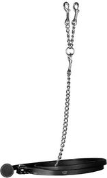 Produktbild von Dy'on Lederführleine mit Kette - 2 m