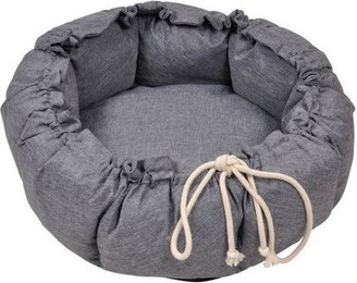 Produktbild von Dynamic24 Haustier Katzen Nest Haus Bett Iglu grau