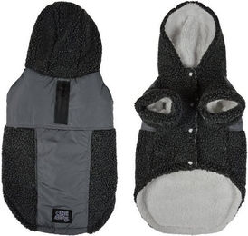 Produktbild von dynamic24 Hundejacke Teddyfleece mit Kapuze Gr. S - 1 Stk.