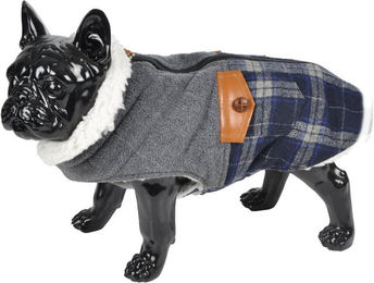 Produktbild von dynamic24 Hundejacke Winterjacke kariert Gr. S