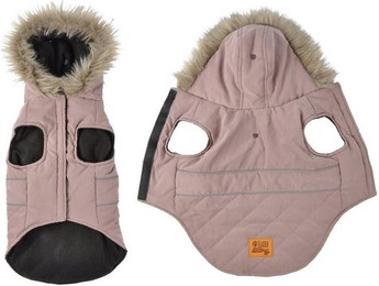 Produktbild von dynamic24 Hundejacke Wintermantel mit Kapuze