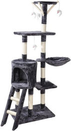 Produktbild von Dynamic24 Kratzbaum 138cm Katzenbaum Sisal Kletterbaum