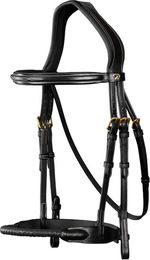 Produktbild von Dyon DCollection Trense mit LederStrickreithalfter