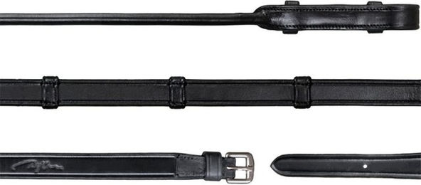 Produktbild von Dyon Dressurzügel mit rundem Leder u. 7 Lederstegen