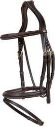 Produktbild von Dyon geflochtene Trense mit kombiniertem Reithalfter