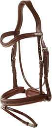 Produktbild von Dyon Geflochtene Trense mit schwedischem Reithalfter