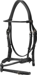 Produktbild von Dyon Round Leather Trense mit runden Lederdetails WBD