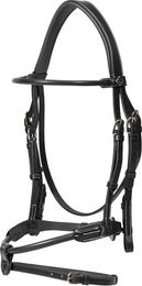 Produktbild von Dyon Round Leather Trense mit runden Lederdetails WBD