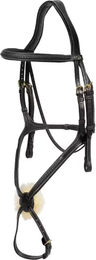 Produktbild von Dyon Trense mit geflochtenem mexikanischem Reithalfter
