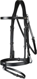 Produktbild von Dyon Working Collection glatte Trense mit kombiniertem Reithalfter