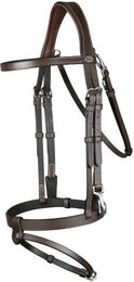 Produktbild von Dyon Working Collection glatte Trense mit kombiniertem Reithalfter